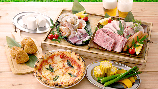 A5ランク宮崎牛と豪華海鮮プレミアムBBQプラン 6,980円