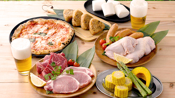 牛･豚･鶏 3種メガ盛りBBQプラン 5,780円